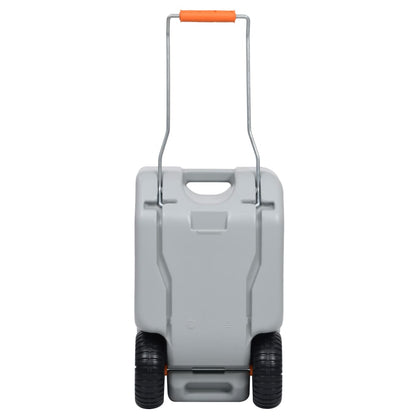 Watertank op wielen 25 L grijs