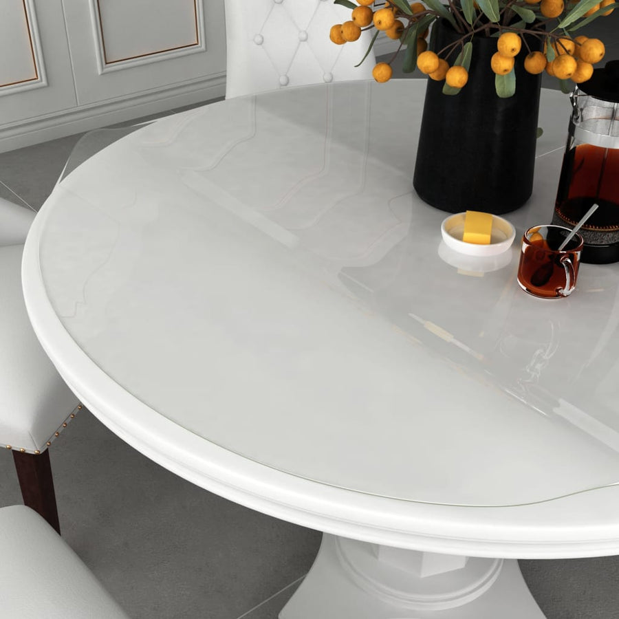 Tafelbeschermer Ø 2 Mm Pvc Transparant 80 cm Doorzichtig