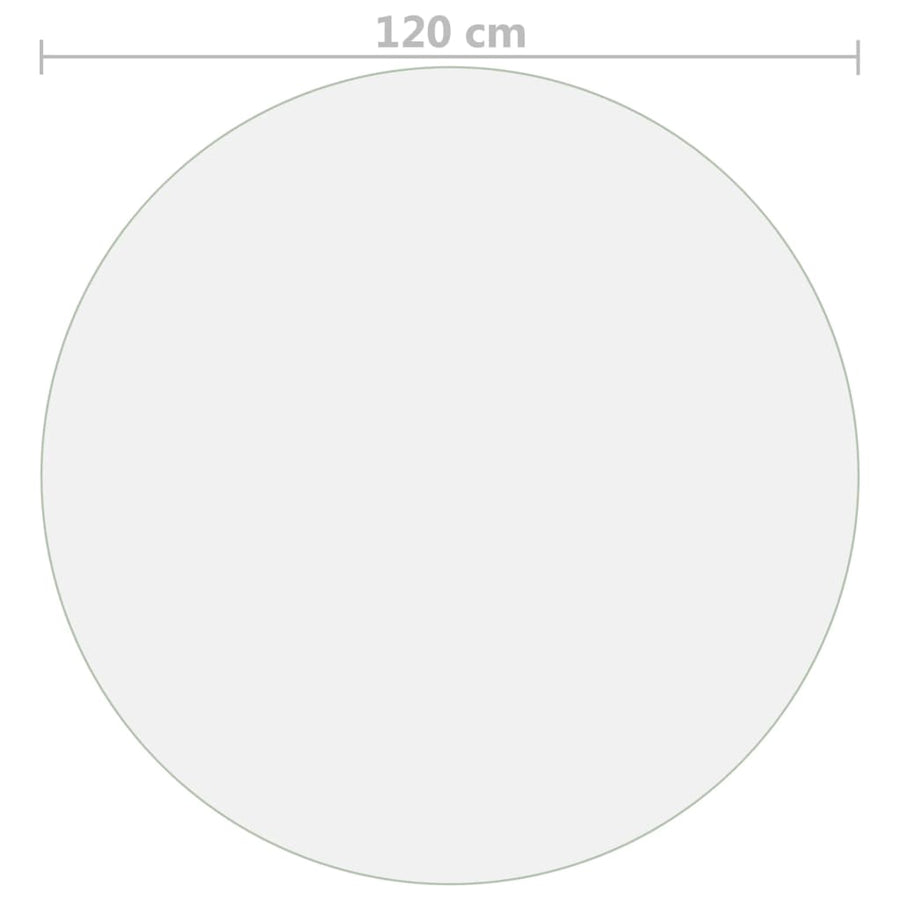 Tafelbeschermer Ø 2 Mm Pvc Transparant 120 cm Doorzichtig