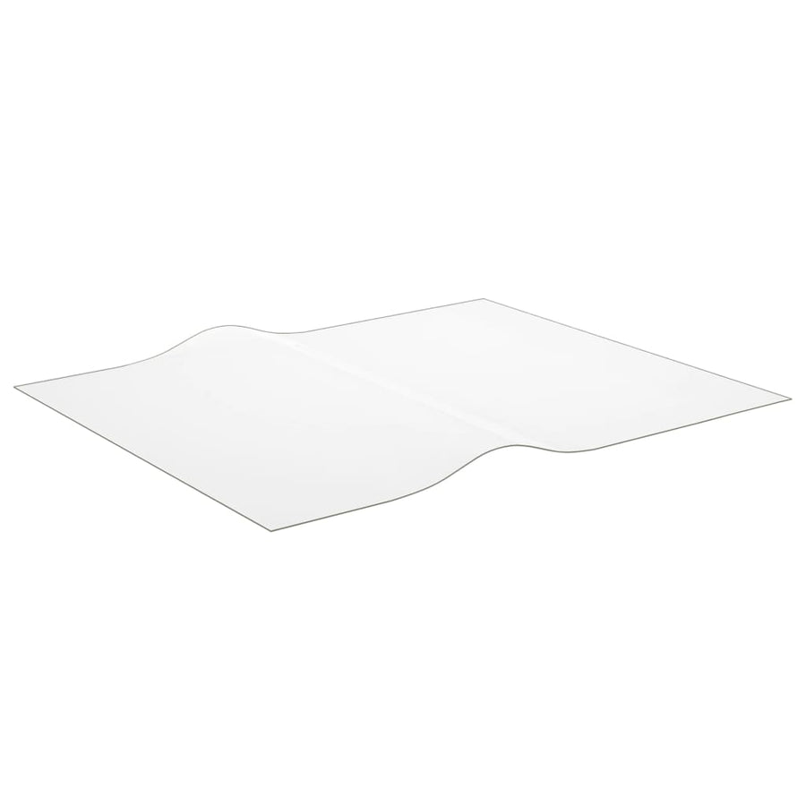 Tafelbeschermer 2 Mm Pvc Transparant 100 x 90 cm Doorzichtig