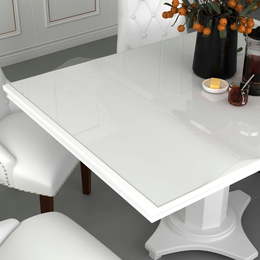 Tafelbeschermer 2 Mm Pvc Transparant 100 x 90 cm Doorzichtig