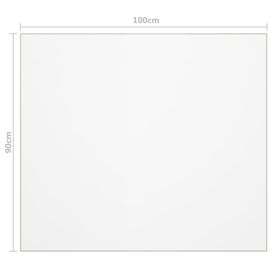 Tafelbeschermer 2 Mm Pvc 100 x 90 cm Mat