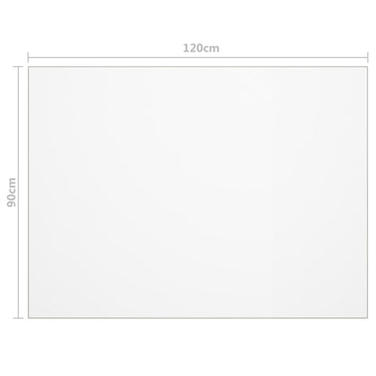 Tafelbeschermer 2 Mm Pvc Transparant 120 x 90 cm Doorzichtig