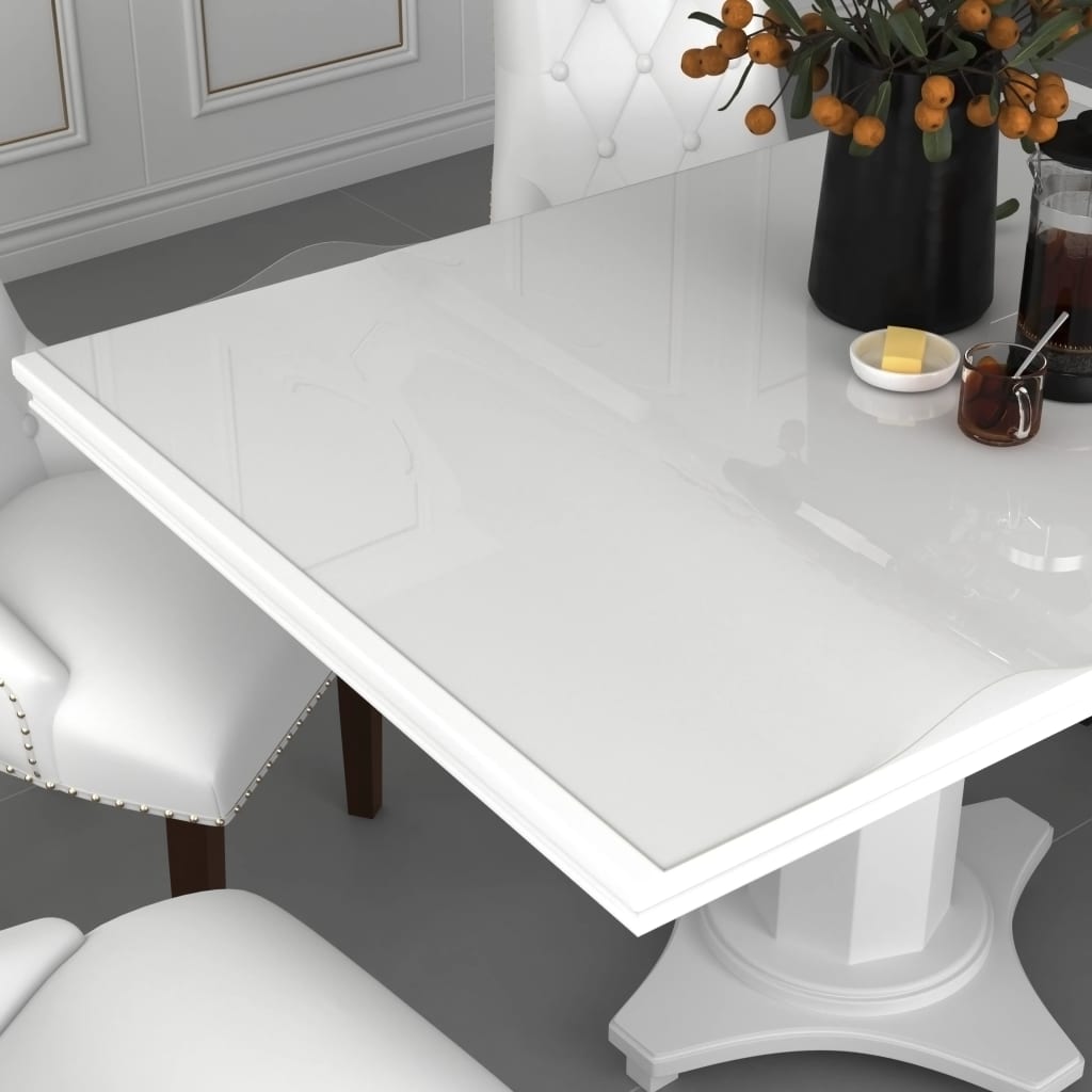 Tafelbeschermer 2 Mm Pvc Transparant 140 x 90 cm Doorzichtig