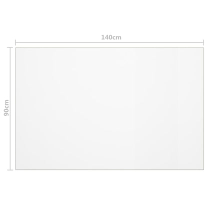 Tafelbeschermer 2 Mm Pvc 140 x 90 cm Mat