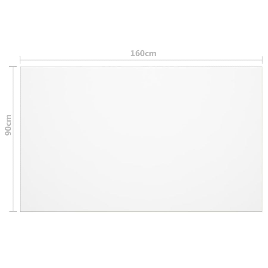 Tafelbeschermer 2 Mm Pvc 160 x 90 cm Mat