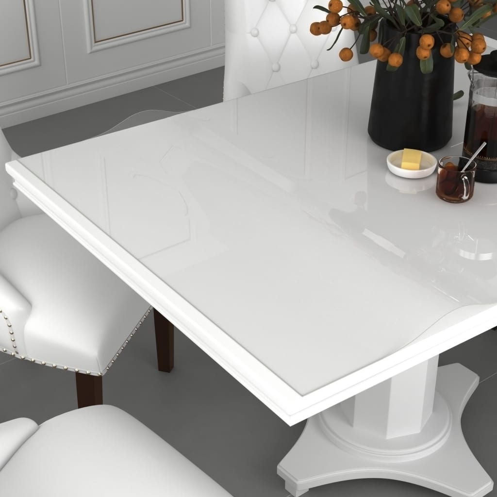 Tafelbeschermer 2 Mm Pvc Transparant 180 x 90 cm Doorzichtig