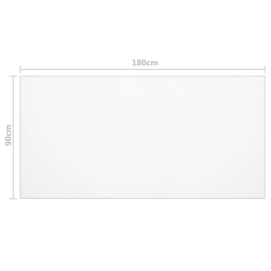 Tafelbeschermer 2 Mm Pvc 180 x 90 cm Mat