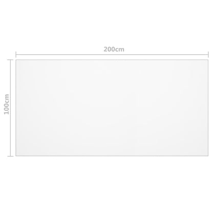 Tafelbeschermer 2 Mm Pvc 200 x 100 cm Mat