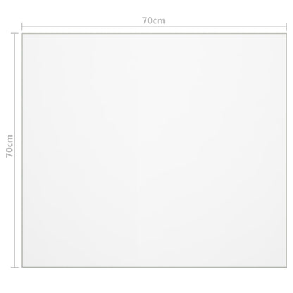 Tafelbeschermer 2 Mm Pvc 70 x 70 cm Mat