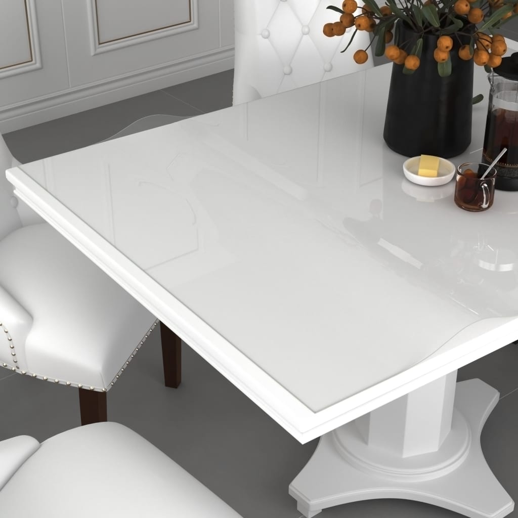 Tafelbeschermer 2 Mm Pvc Transparant 80 x 80 cm Doorzichtig