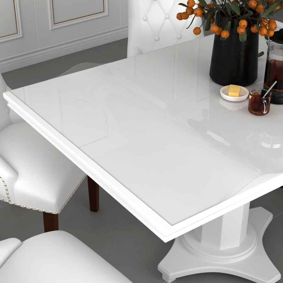 Tafelbeschermer 2 Mm Pvc Transparant 80 x 80 cm Doorzichtig