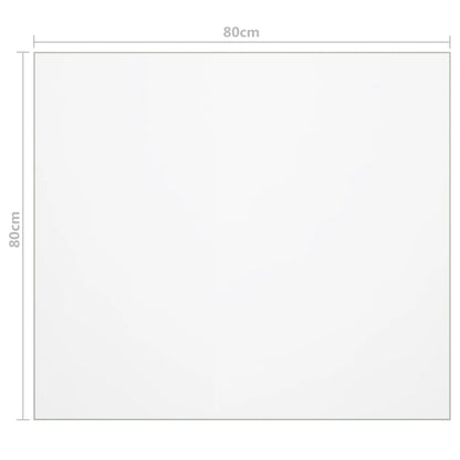 Tafelbeschermer 2 Mm Pvc 80 x 80 cm Mat