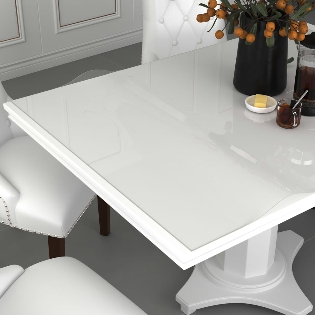 Tafelbeschermer 2 Mm Pvc Transparant 90 x 90 cm Doorzichtig