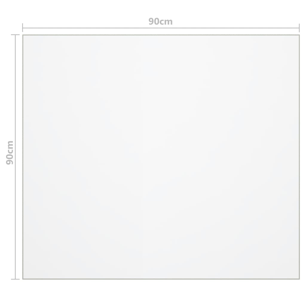 Tafelbeschermer 2 Mm Pvc 90 x 90 cm Mat