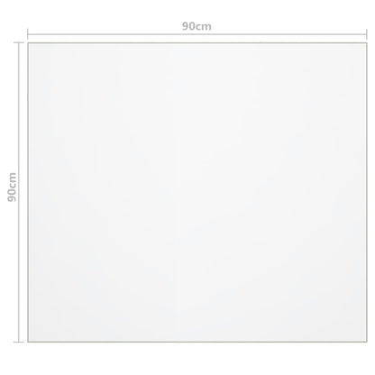 Tafelbeschermer 2 Mm Pvc 90 x 90 cm Mat