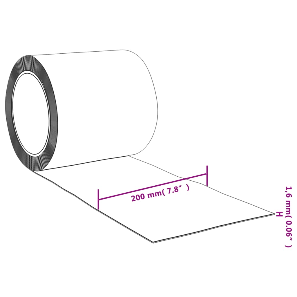 Strokengordijn Op Rol 2X200 Mm 25 M Pvc 200 x 1.6 mm (25 m) Doorzichtig