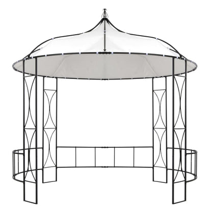 Prieel Rond 300X290 Cm Wit
