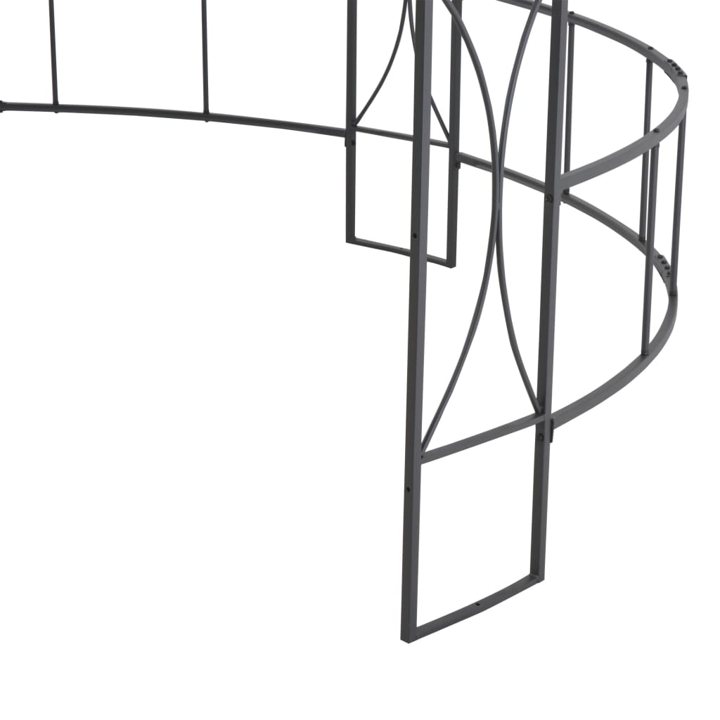 Prieel Rond 300X290 Cm Antraciet