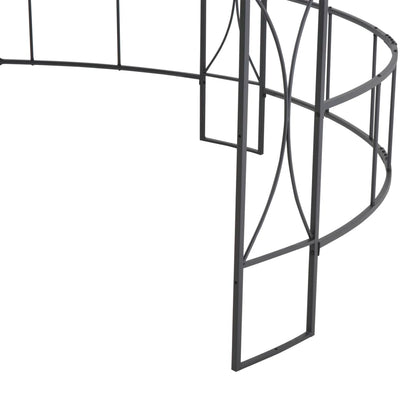 Prieel Rond 300X290 Cm Antraciet