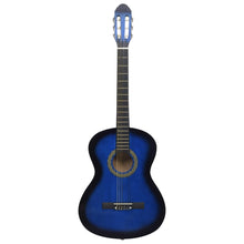 Gitaar Klassiek Beginner Lindenhout 4/4 39 Blauw