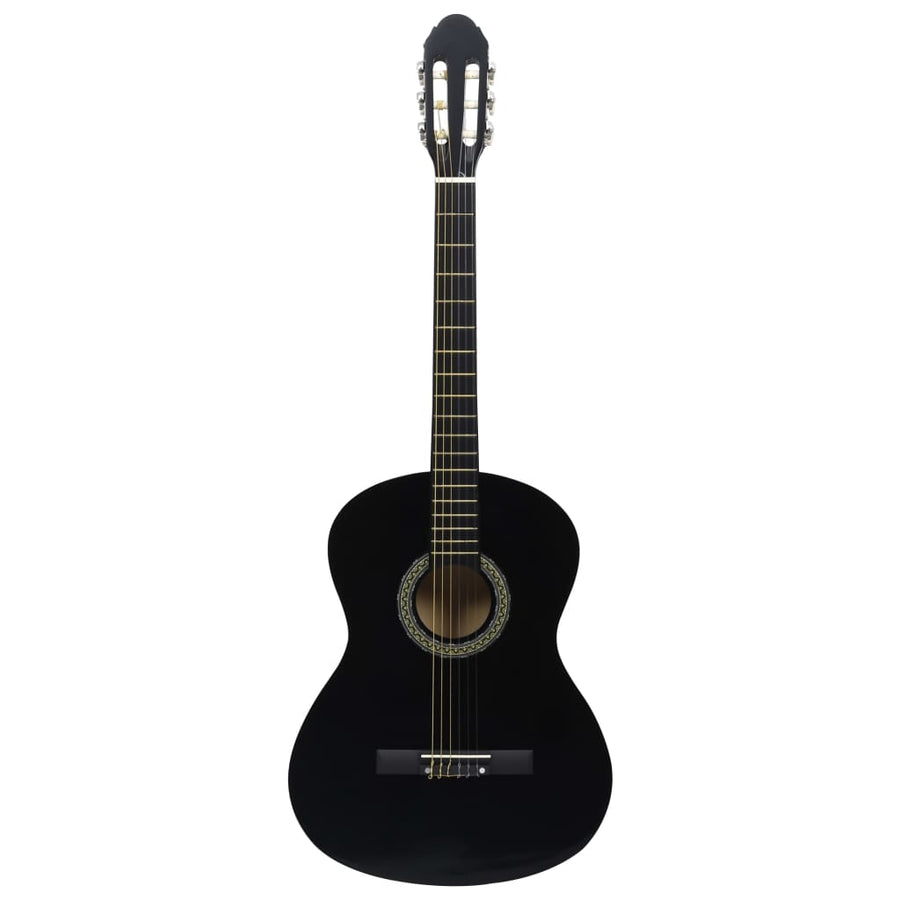 Gitaar Klassiek Beginner Lindenhout 4/4 39 Zwart