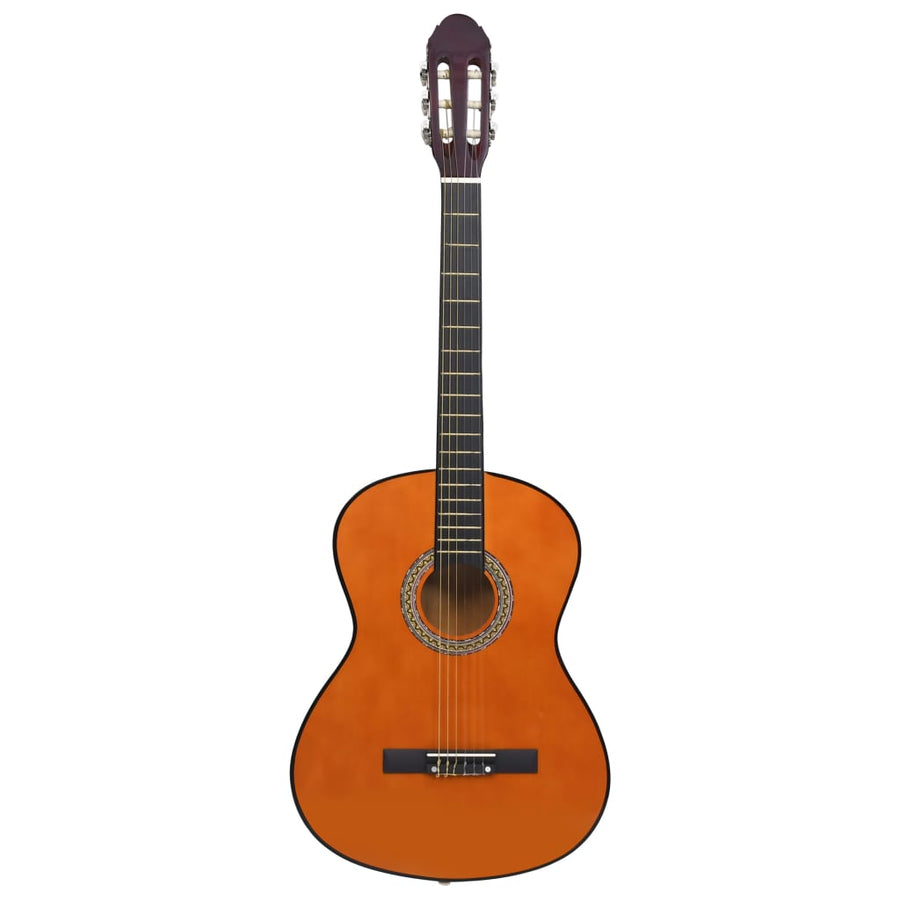 Gitaar klassiek beginner 4/4 39" lindenhout 4/4 39 Donkerbruin