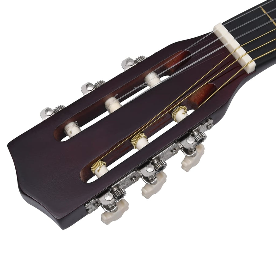 Gitaar Klassiek Beginner En Kinderen Lindenhout 3/4 36 Donkerbruin