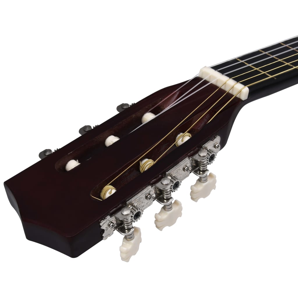 Gitaar Klassiek Beginner Kinderen Lindenhout 1/2 34 Lichtbruin
