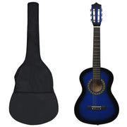 Gitaarset klassiek beginner 1/2 34" blauw