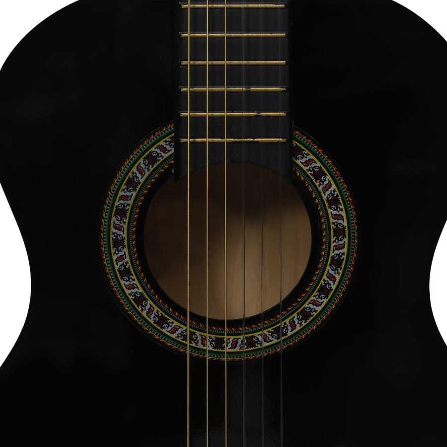Gitaar Klassiek Beginner En Kinderen 1/2 34 Zwart