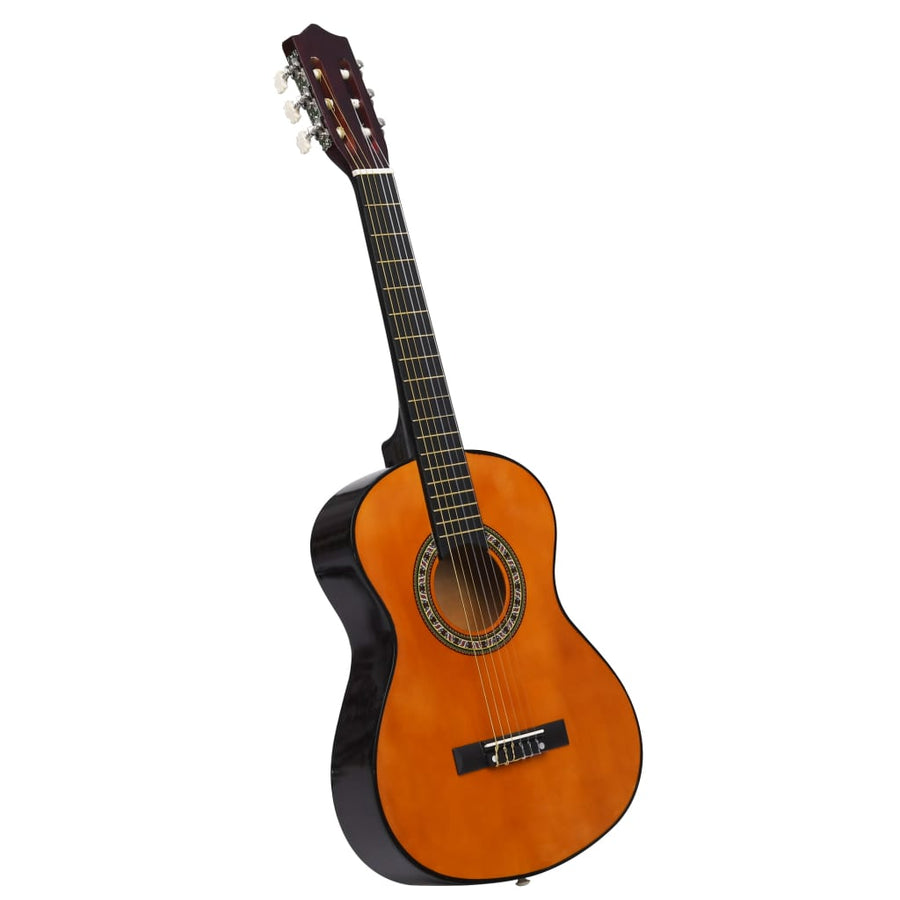 Gitaar Klassiek Beginner Kinderen Lindenhout 1/2 34 Donkerbruin