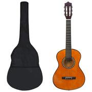 Klassieke gitaar set 34 inch donkerbruin