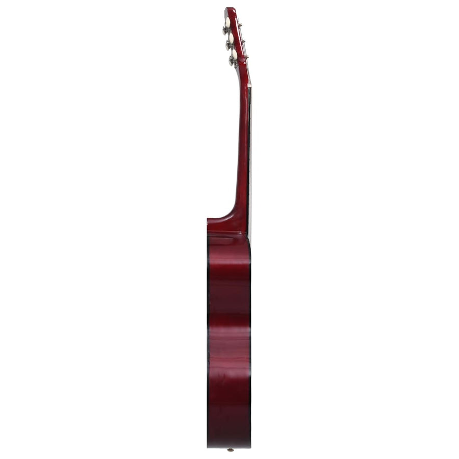 Gitaar Cutaway Met 6 Snaren Western Akoestisch Lindenhout Lichtbruin