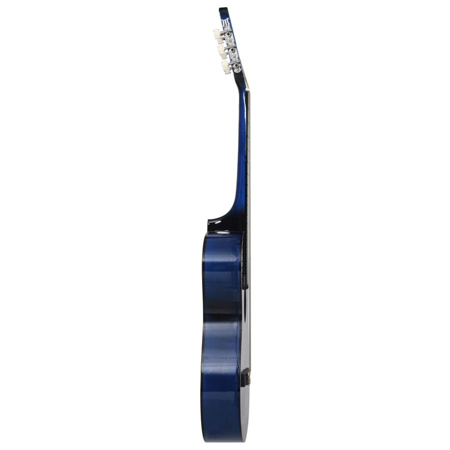 Gitaar Cutaway Met 6 Snaren Western Klassiek Getint Blauw