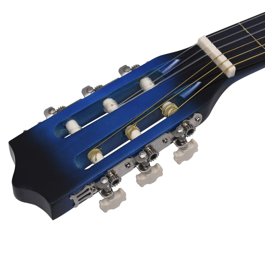 Gitaar Cutaway Met 6 Snaren Western Klassiek Getint Blauw