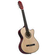Akoestische gitaar 6 snaren naturel