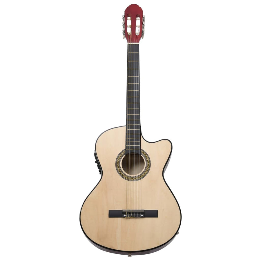 Gitaar cutaway met equalizer 6 snaren western klassiek