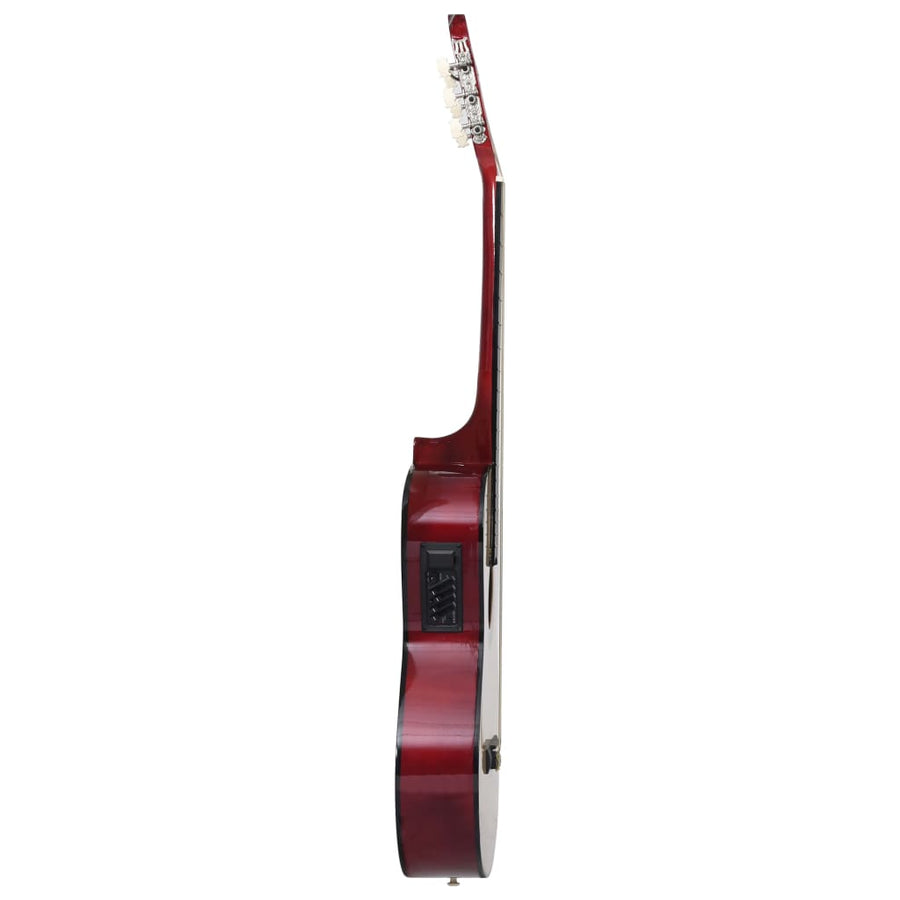 Gitaar cutaway met equalizer 6 snaren western klassiek