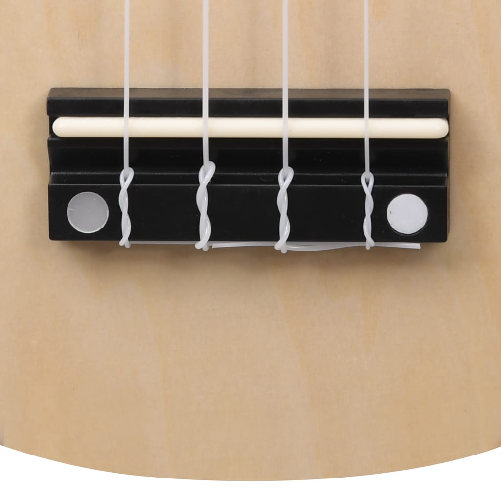 Ukuleleset Met Tas Voor Kinderen Sopraan 21'' Lichthoutkleurig Lichtbruin