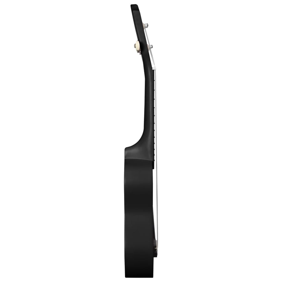 Ukuleleset Met Tas Voor Kinderen Sopraan 21'' Zwart