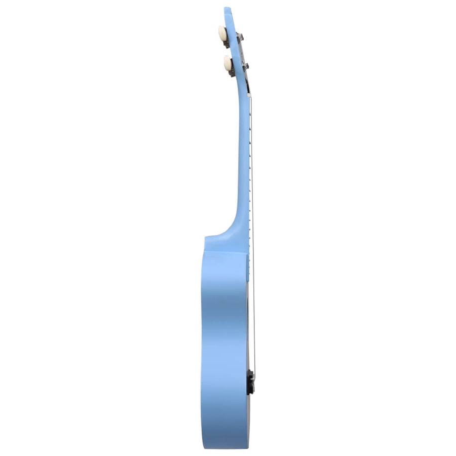 Ukuleleset Met Tas Voor Kinderen Sopraan 21'' Blauw
