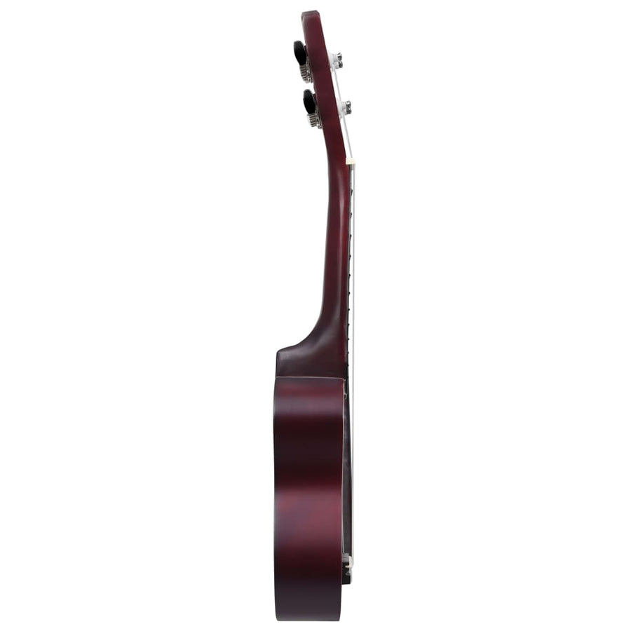 Ukuleleset Met Tas Voor Kinderen Sopraan 23'' Lichthoutkleurig Lichtbruin