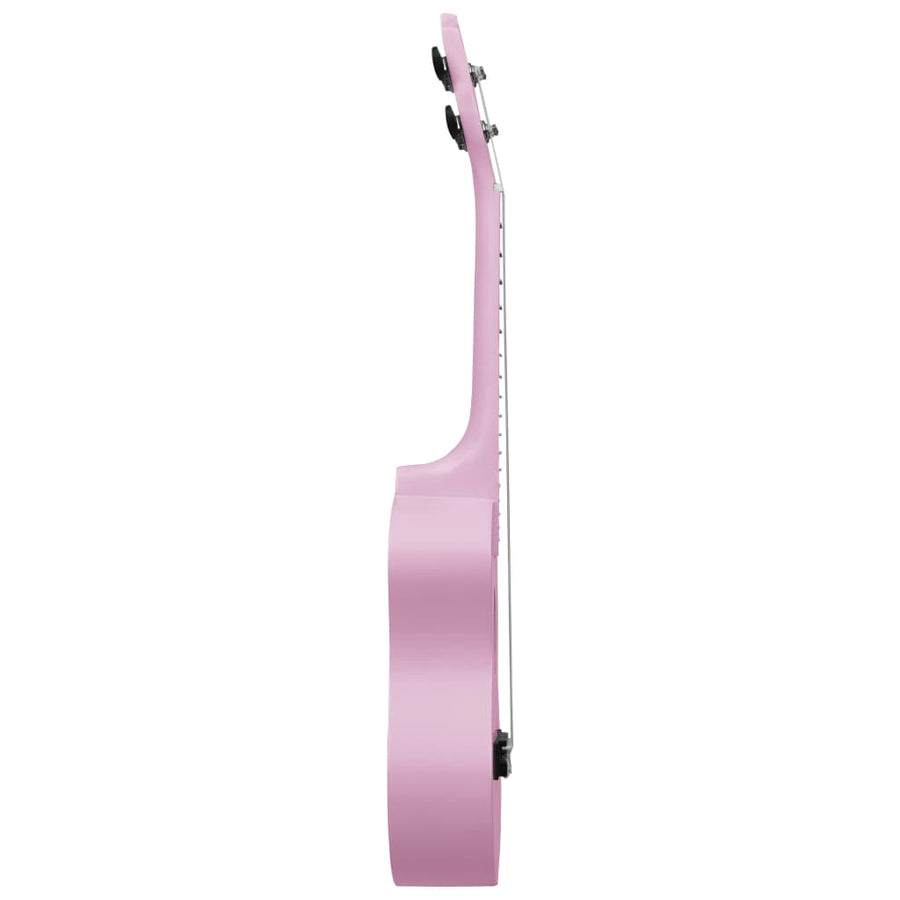 Ukuleleset Met Tas Voor Kinderen Sopraan 23'' Roze