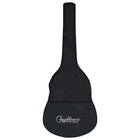 Gitaartas 100x37 cm stof zwart