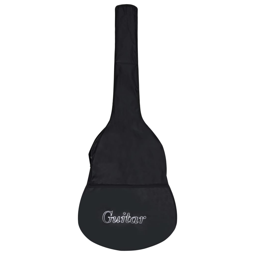Gitaartas Voor 4/4 Klassieke Gitaar 100X37 Cm Stof Zwart 100 x 37 cm (4/4)