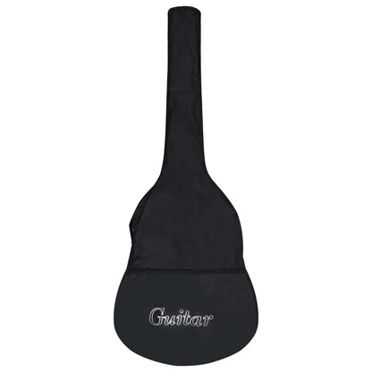 Gitaartas Voor 4/4 Klassieke Gitaar 100X37 Cm Stof Zwart 100 x 37 cm (4/4)