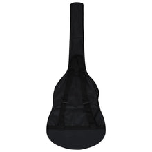 Gitaartas Voor 4/4 Klassieke Gitaar 100X37 Cm Stof Zwart 100 x 37 cm (4/4)