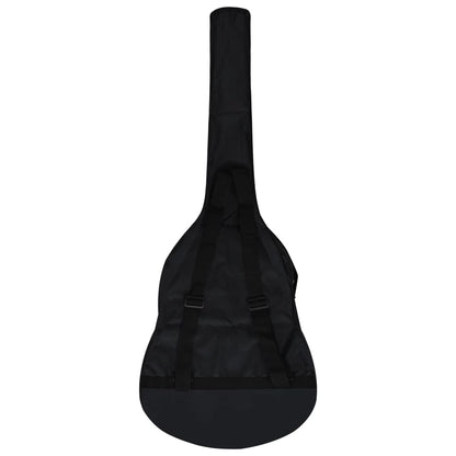 Gitaartas Voor 4/4 Klassieke Gitaar 100X37 Cm Stof Zwart 100 x 37 cm (4/4)