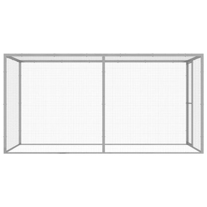 Kattenkooi 3X1,5X1,5 M Gegalvaniseerd Staal 3 x 1.5 x 1.5 m